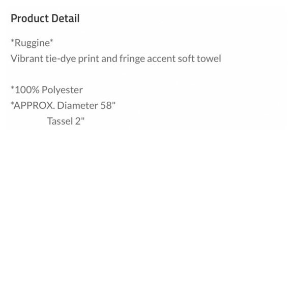 NEW Pink & Blue Tie-Dye Beach Towel - Picture 4 of 4